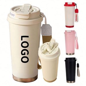 Bouteille d'eau personnalisée en acier inoxydable, gourde isotherme de luxe pour voyage, mug thermos gravé avec logo – Cadeau promotionnel en gros - Product Image 1