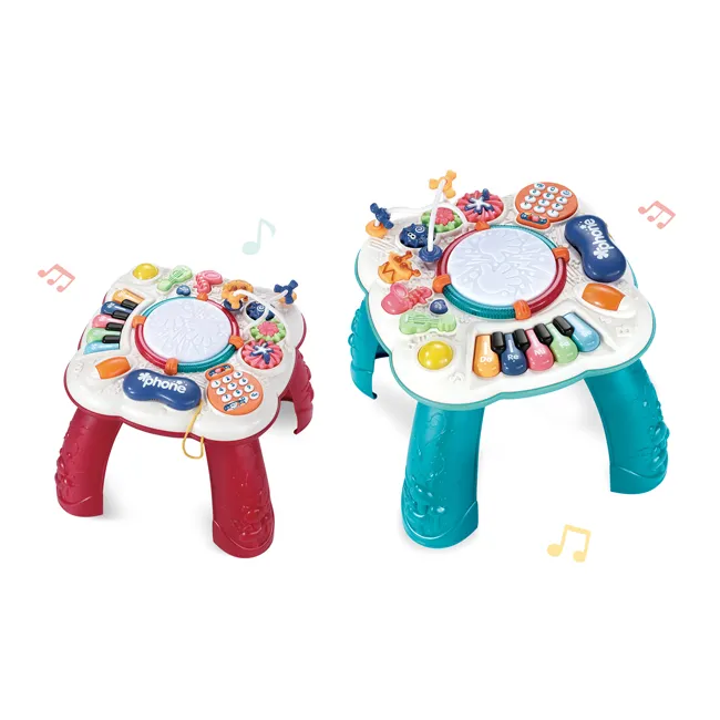Детский многофункциональный звуковой пазл, музыкальный игровой стол, развивающий стол