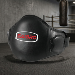 Saibro Boxing Groin Guard Leather Hook Loop Closure Adult Martial Arts Protection Gear High Quality Customized Groin Guard - Product Image 4