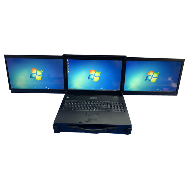 Factory Custom Portable Laptop 17.3in All-In-One Touch Panel Triple Screen I5/I7-12th/13th CPU Industrial PC in Stock