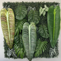 Décoration murale extérieure pour la maison : aménagement de scène avec plantes vertes artificielles