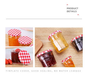 Bocaux <span class=keywords><strong>sous</strong></span> <span class=keywords><strong>vide</strong></span> 2oz 3oz 5oz 6oz 8oz 12oz Vente en gros de haute qualité Bonne Maman Bocaux en verre vides transparents avec couvercles - Product Image 2