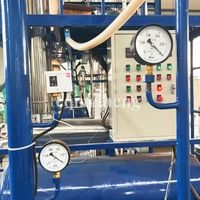 Régénérer l'huile noire en huile de base jaune Machine de recyclage d'huile de moteur de voiture de déchets Usine de distillation diesel