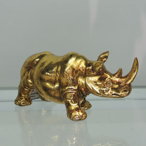 Mini Hars Beeldje Leuke <span class=keywords><strong>Rhino</strong></span> Standbeeld Groothandel - Product Image 3