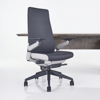 Chaise de bureau de direction moderne Eagleseating à dossier haut avec massage chauffant, hauteur réglable, cadre en nylon, repose-pieds et roulettes