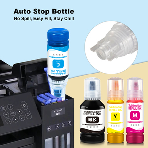 Encre de sublimation 100 ml, cartouche compatible, recharge pour <span class=keywords><strong>imprimante</strong></span> de bureau <span class=keywords><strong>Epson</strong></span> ET-2800 <span class=keywords><strong>L3250</strong></span> T664 103 <span class=keywords><strong>EcoTank</strong></span> - Product Image 5