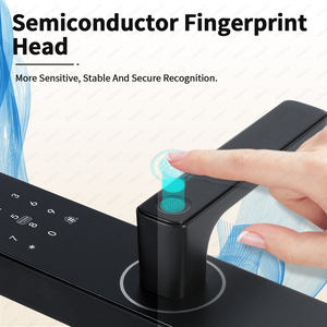 Cerradura inteligente wifi thông minh Khóa cửa điện tử với Key vân tay doorlock cho cửa nhôm an ninh gatedoor khóa - Product Image 5