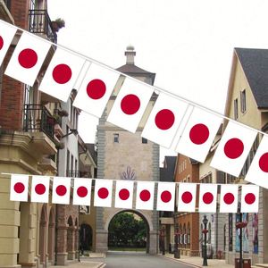 Japan String <b>Flag</b> in Polyester Fabric Digital Printed National Country <b>Flag</b> for Birthday Party or Festival Decoration - Product Image 3
