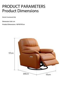 Divano Elettrico Reclinabile di Lusso con Funzione Estensibile, Design Moderno, Fornitore Cinese - Product Image 6