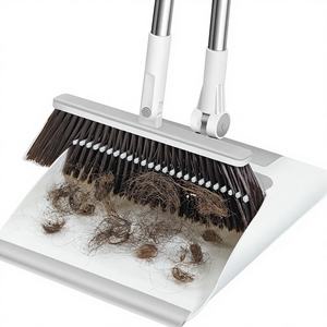 Ensemble de nettoyage ménager 3 en 1 neuf en gros, balai intégré, pelle à poussière avec rouleau anti-peluche, outils de nettoyage pour la chambre à coucher - Product Image 1