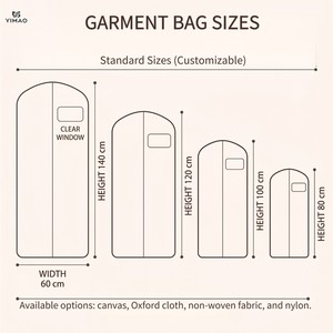 Sacche Porta Abiti All'Ingrosso, Varie Misure, Ecologiche, Traspiranti, Personalizzabili con Logo, Pieghevoli, da Viaggio - Product Image 6