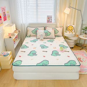 Colchoneta de Látex Refrigerante con Estampado de Dinosaurios de Dibujos Animados, Antideslizante, Transpirable, para Niños - Product Image 1
