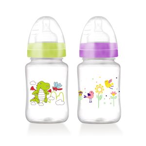 Bouteille en plastique pour bébé 240ml, sans BPA, col large, PP, vente en gros - Product Image 2