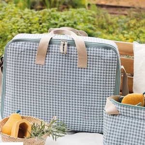 Bolsa de Pañales para Mamá, Mochila de Gran Capacidad, Bolsa de Viaje para Bebé, de Cuero y Tela, Organizador de Pañales - Product Image 4