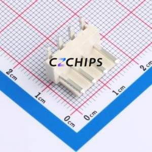 VH3.96-4P WZMS Wire-to-Board Pin Header Bent Lead Through Hole,P=3.96mm Connector 1x4P 3.96mm Right Angle Insert VH - Product Image 1