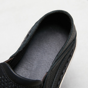 Sandalias de Cuero para Hombre, Cómodas y Suaves, de Piel Vacuna, Duraderas, Cosidas a Mano, de Doble Uso, con Punta Abierta, Pantuflas de Cuero Genuino para Hombre - Product Image 3