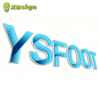 Lettres 3D LED à effet miroir profond, en acrylique semi-transparent, personnalisées, IPx7, contrôlées par Bluetooth, pour enseignes de marque automobile et commerciales extérieures