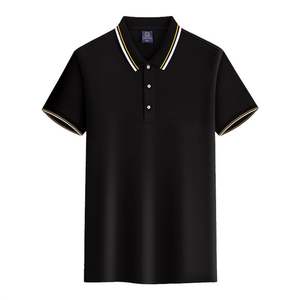 เสื้อโปโลผ้าโพลีเอสเตอร์ของผู้ชายผ้าใยสังเคราะห์พร้อมโลโก้ตามสั่ง - Product Image 5