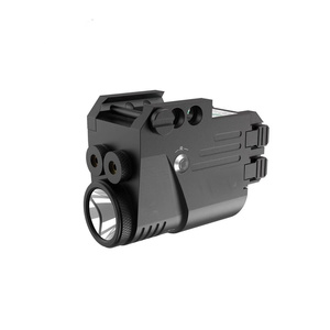 Linterna de caza recargable con vista láser, luz blanca, láser infrarrojo verde, estroboscópico de alta intensidad de largo alcance para exteriores - Product Image 1