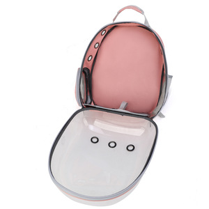 Transparent Space Pet <b>Backpack</b> Large Capacity Breathable Cat <b>Dog</b> <b>Carrier</b> Portable Fashion Solid Color <b>Backpack</b> for Pets - Product Image 4