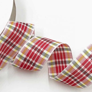 Pita Tartan <span class=keywords><strong>Plaid</strong></span> Grosir, Pita Kemasan Hadiah Natal yang Cantik, Gulungan Pita - Product Image 2