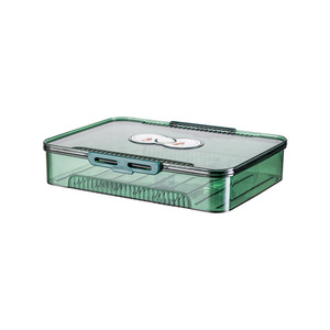 Caja <span class=keywords><strong>rectangular</strong></span> para dumplings de congelación rápida para el hogar, plástico de grado alimenticio con técnica de inyección de PP para almacenamiento de refrigerador de cocina - Product Image 6