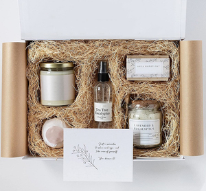 Caja de Regalo para Spa, Paquete para Amiga Enferma, Sets de Regalo para Mujeres, Productos de Baño Relajantes Hechos a Mano, Cajas de Regalo - Product Image 3