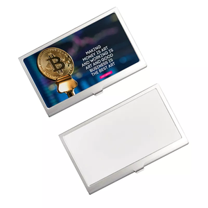 Qualisub ที่ใส่นามบัตรโลหะแบบส่วนบุคคล,ที่ใส่นามบัตรแบบระเหิดสำหรับงานพิมพ์แบบกำหนดเอง - Product Image 3