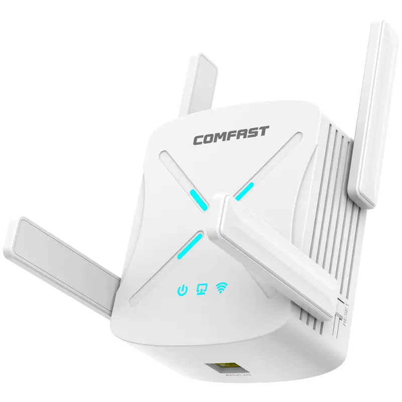 US EU WLAN 6 Qlocom CF-XR182 drahtloser Reichweite-Erweiterer 802.11ax 1800Mbps Signalverstärker drahtlose WLAN-Repeater-Erweiterung