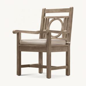 Meubles d'extérieur de luxe pour hôtel, design de jardin anglais classique du XXe siècle, ensembles de salle à manger en teck Leagrave - Product Image 4