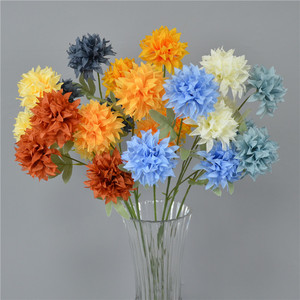 Arreglo Floral de Crisantemos de Seda Dongchen Crafts, 66 cm de Altura, Decoración para Bodas y Hogar - Product Image 1