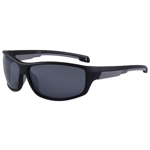 Lunettes de soleil polarisées P507 pour le cyclisme, monture noire, verres TAC, protection UV400, sports de plein air, pêche, conduite - Product Image 1
