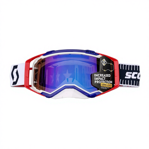 Casque de moto tout-terrain de haute qualité Cross-Border Spot <span class=keywords><strong>Scott</strong></span> SC0TT, lunettes de protection anti-poussière et coupe-vent, <span class=keywords><strong>cadre</strong></span> en TPU interchangeable - Product Image 1
