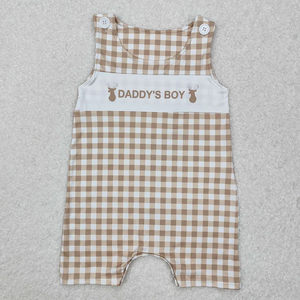 Vêtements pour frères et sœurs, tenues imprimées cerf « Fille/Boyfriend de papa », ensembles de shorts boutique pour la fête des pères, vêtements pour petites filles et garçons - Product Image 6