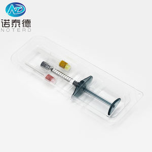 Vendeur chaud 1ML COC COP <span class=keywords><strong>seringue</strong></span> jetable en plastique avec aiguille emballage blister pour acide hyaluronique - Product Image 4