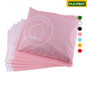 Sacs de courrier en plastique biodégradables pour la livraison de vêtements, 100 pièces, Logo personnalisé, enveloppes pour courrier - Product Image 2
