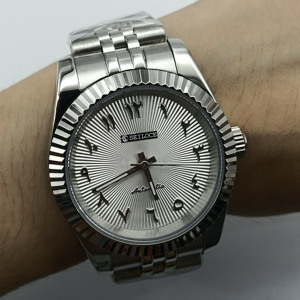 Reloj Automático SEILOCE NH35 con Esfera de Números Árabes, Movimiento Mecánico NH35, Estilo Ejecutivo y Sencillo - Product Image 6