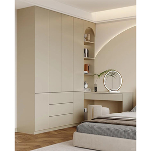 Zeitgenössische elegante <span class=keywords><strong>Almirah</strong></span> Designs moderne Sperrholz Kleider schrank für Schlafzimmer Hotel Wohnzimmer Villa
