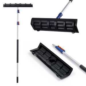 Rastrello da Neve Telescopico in Alluminio con Manico Lungo e Testa in Nylon Rinforzato per Tetto e Parabrezza Auto - Product Image 1