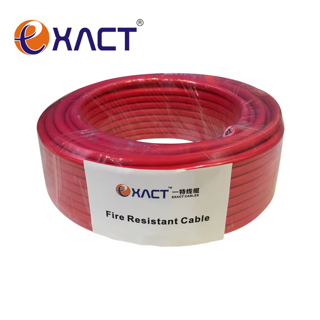 UL1424 FPLR 2C 1.5mm Shielded Fire Alarm Cable PVC Insulated Heat Resistant Fire Rated with Bare Copper Wire Control Cables