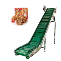 Bande transporteuse en PVC de qualité alimentaire avec garde-plaque de protection pour le transport de thé, de maïs en granulés, de fruits et légumes, et de matériaux de rebut