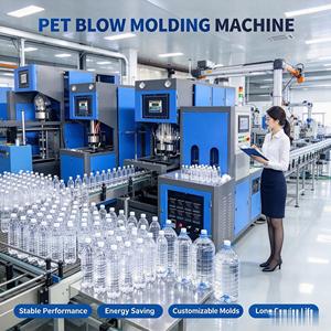 Máquina de Moldeo por Soplado de Botellas PET Semiautomática de 2 Cavidades y 2.5L, Ahorro de Energía, para Agua Mineral - Product Image 5