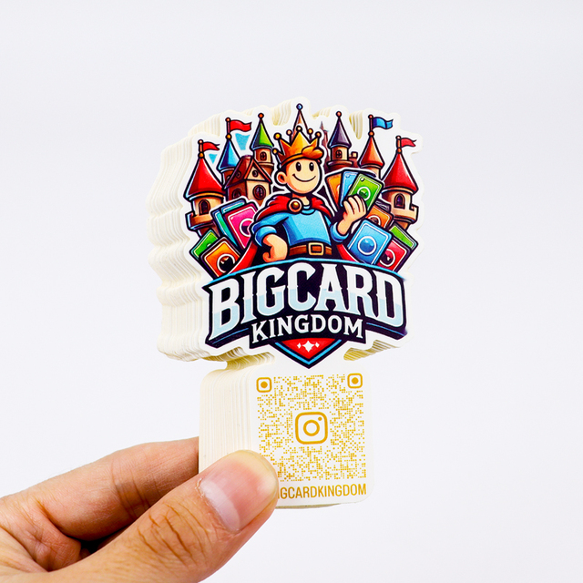 Custom Waterproof Die Cut Vinyl QR Code Stickers Business Promotion Logo Scan Stickers With QR Code