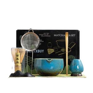 2025 nuovo <span class=keywords><strong>AY</strong></span> 7 pezzi regalo professionale Matcha Kit di lusso giapponese Chawan Matcha frusta Set con ciotola in ceramica Matcha - Product Image 3