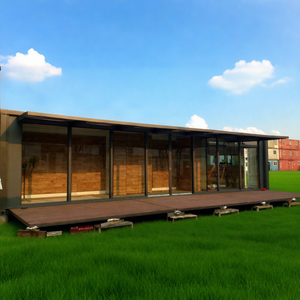 Ristorante Modulare Prefabbricato in Container da 20' e 40' Più Venduto, Bar a Basso Costo, Showroom in Pannelli Sandwich d'Acciaio, Design Industriale per Negozi - Product Image 2