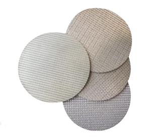 Plastik ekstruder için 100 <span class=keywords><strong>mesh</strong></span> paslanmaz çelik tel <span class=keywords><strong>mesh</strong></span> plastik parçacık filtre örgü disk - Product Image 1