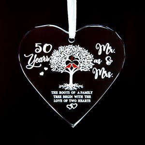 Ornamenti Natalizi in Cristallo a Forma di Cuore di Alta Qualità, Incisione e Stampa Personalizzate, <span class=keywords><strong>Regalo</strong></span> di Nozze, Vendita all'Ingrosso - Product Image 4