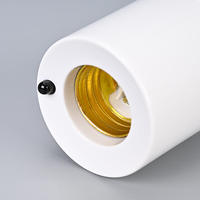 E27 Dudukan Lampu Remote Kontrol Nirkabel Sakelar Timer Pintar Jam Dapat Diatur AC 85-165V Sekrup Plastik Dudukan Bohlam Multi-lampu