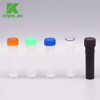 Tube cryogénique autoportant en plastique de haute qualité avec fond conique, 1,8 ml, pour tests chimiques rapides en laboratoire