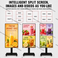 Écran publicitaire LCD 2K 4K de 32, 43, 49, 55, 65 pouces, 300-3000 nits, pour affichage numérique intérieur et extérieur sur supports